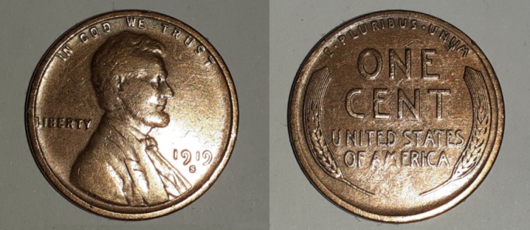 Groes Bild: 1 Cent USA 1919 (Lincoln Cent)