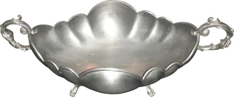 Groes Bild: Zinn-Jardiniere, Italien, ca. 1950er Jahre